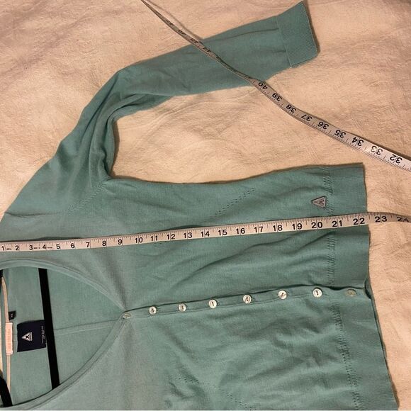 Gaastra See the Sea XS Teal Blue Cardigan Sweater - Picture 7 of 7